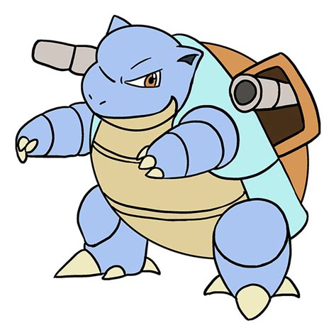 How to Draw Blastoise Pokémon .